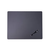 Gray Leather Conference Table Pad, 20 x 16
